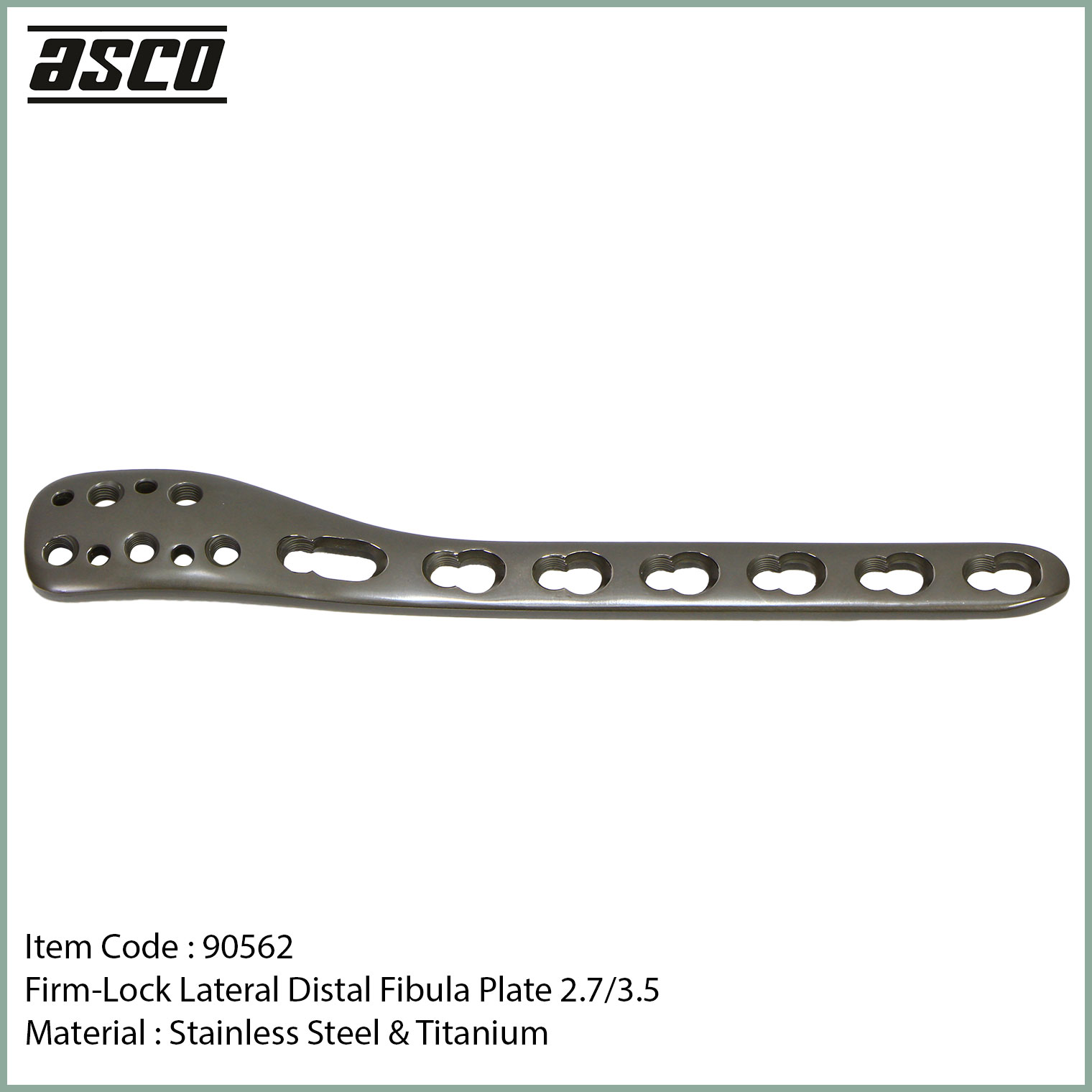 90562-Firm-Lock-Lateral-Distal-Fibula-Locking-Orthopedic-Plate